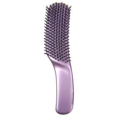 China S Type Nondisposable Nylon Handle Detangling Hair Brush for sale