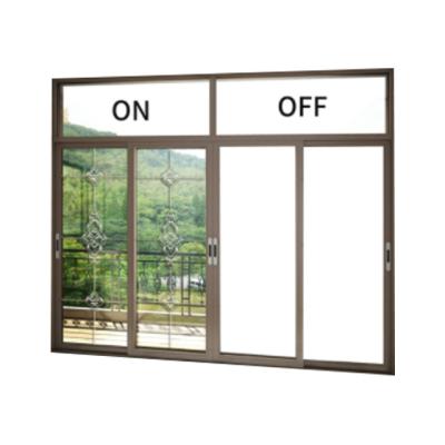 China New High End Listing Electric Courtyard Smart Home Panel Windows Glass for sale