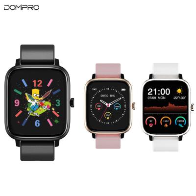 China Touch Screen Phone Call Fitness Sports Smart Watch Wristband Digital Display Blood Pressure Wireless Smart Bands for sale