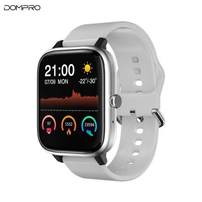 China Newest Touch Screen Smart Watch Sport Wristband Wristband Waterproof Sleep Tracking Blood Pressure Music Control Cheap Smart Band for sale