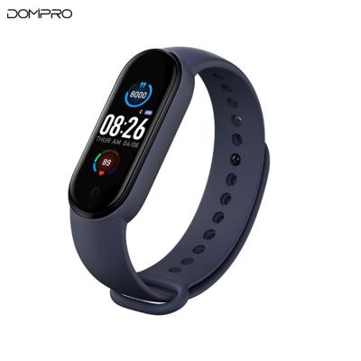 China Touch Screen Band M5 Fitness Tracker LED Display Heart Rate Monitor Waterproof Band Mart Wristband for sale