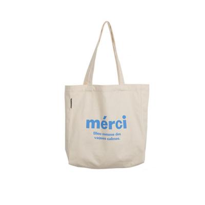 China OEM Manufacturer Custom Shopping Tote Bag Long Handle Cotton Canvas Beach Handled Bag for sale