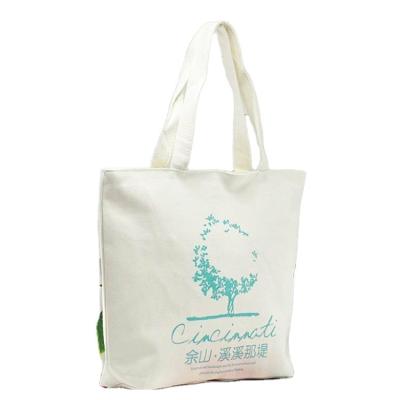 China Hot Sale Portable Promotion Reusable Custom Canvas Handled Tote Shopping Bag for sale