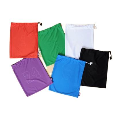 China Eco Friendly Eco Products Wholesale Recyclable Small Microfiber Packaging Drawstring Bag For Gift for sale