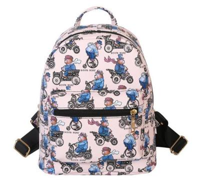 China Fashion Waterproof High Quality Travel Backpack PU Design OEM Back Bag School Bags for sale