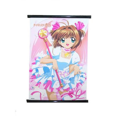 China Decorative And Advertising Made In China Office Anime Custom Promotional Wall Paintings Scrolls for sale