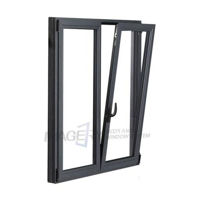 China China Tilt and Turn Casement Window High Double Insulation Tempered Glass Aluminum Windows for Residential for sale