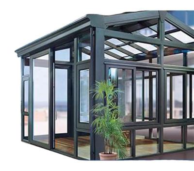 China Free standing sunroom swmiming customized winter garden pool four season EUROPEAN for sale