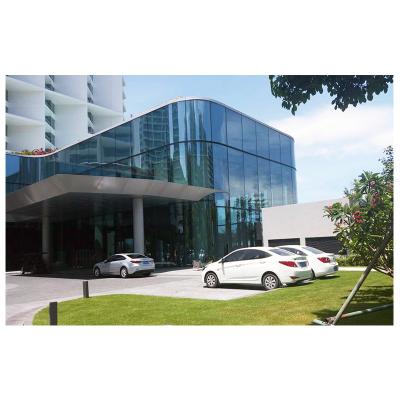 China Modern Commercial Exterior Aluminum Curtain Wall Cladding Facade Glass Panel For Buildings for sale