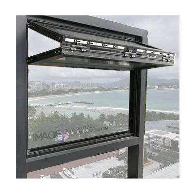 China 2022 New Aluminum Windows Folding Exterior Patio Doors Magnetic Screen Design And Door Aluminum Storm Windows for sale