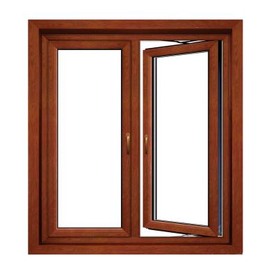 China Double Magnetic Screen Glass Casement Windows With Tilt And Rotate Single Exterior Hinge Inward Aluminum Swing Awning Window French Casement Door for sale