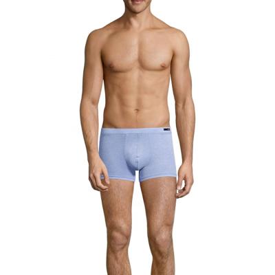 China Fashion Antibacterial Custom Design High Quality Blue Boxer Briefs For Men for sale