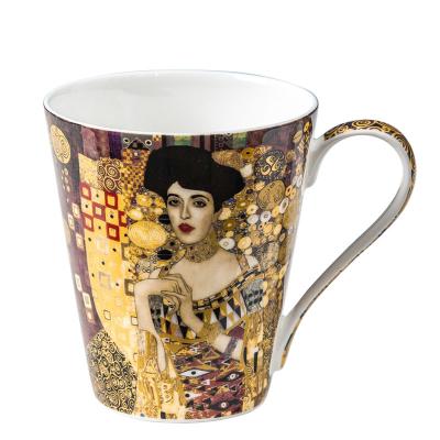 China /Lightweight Healthy /Luxurious Adele Famous Painting Klimt Cheap Wholesale Awesome Gifts Porcelain Mugs for sale