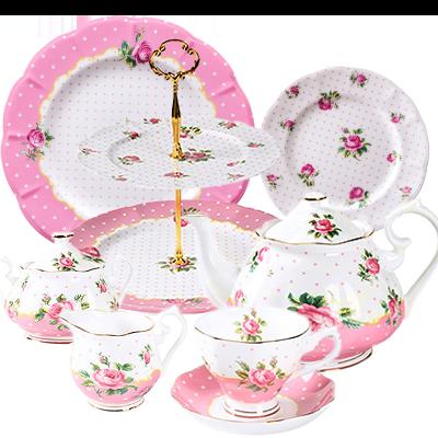 China Beautiful Design High Quality Popular Fine Bone Bone China Snack Sets for sale