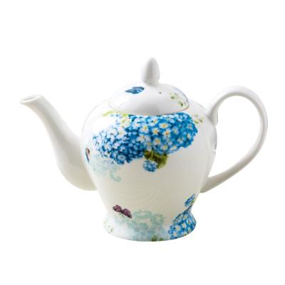 China Viable Fine Bone China 2 Person Porcelain Small Capacity Teapot for sale