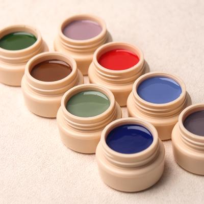 China Personal Use for DIY and Nail Art for Salon HS Private Label Nail Solid Cream Gel Polish Nail Art 48 Colors Pudding Mud Solid Gel Polish for sale