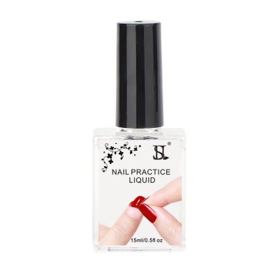 China NAIL Factory Private Label Wholesale 15ml Air Dry Practice Protectant Skin Off Nail Gel Polish for sale