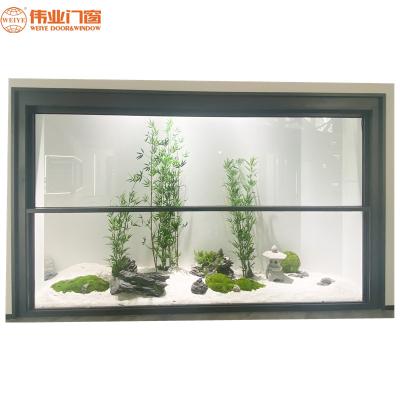 China Folding Aluminum Windows Big Screen Balcony Electric Automatic Sliding For Apartment for sale