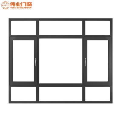 China High Quality Magnetic Cutoff Thermal Profile Aluminum Casement Screen Cheap Windows From China for sale