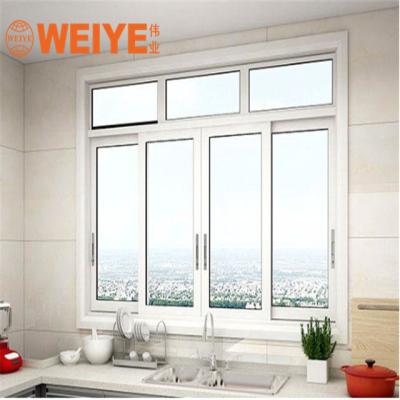 China Aluminum Screen Window Magnetic Cheap Price Aluminum 87 Series Sliding Window For House for sale