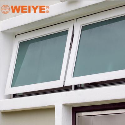 China Double Swing Aluminum Windows Manufacturer Glass Soundproof Aluminum Top-hung Window for sale