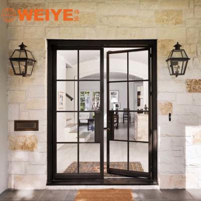 China High Quality Commercial Aluminum Soundproof Thermal Break Home Aluminum Door Windproof Casement for Garden/Living Room/Office for sale