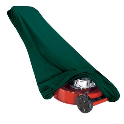 China Cordless Heavy Duty 210D Polyester Waterproof Lawn Mower Cover With Drawstring Storage Bag for sale