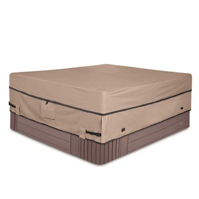 China French Hot Tub Support PVC Outdoor Hot Tub Cover Heavy Duty Water Resistant Cover for sale