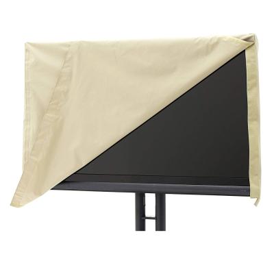 China OXFORD CLOTH Factory Manufacture 600D Outdoor Cheap PVC Oxford TV Protection Waterproof Cover for sale