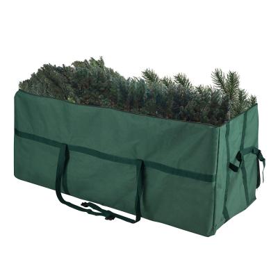 China Sustainable Hot Sale Christmas Tree Sack Storage Bag Waterproof PE Woven Bag for sale