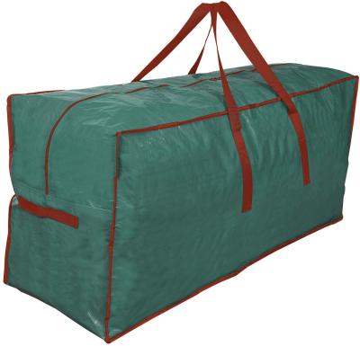 China Sustainable Hot Sale Christmas Tree Sack Storage Bag Waterproof PE Woven Bag for sale