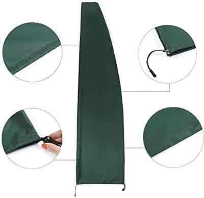 China 210D Material PU Dustproof And Waterproof Uv Protected Raincoat Garden Umbrella Cover for sale