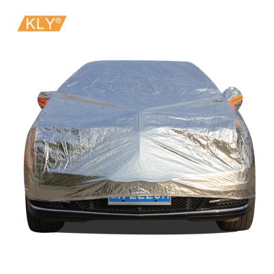 China UVproof Easy To Wear Waterproof 170T Polyester Dustproof Car Cover for sale