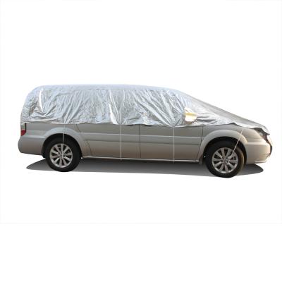 China Brief & Aluminum Material Single Car Half Cover SUV Color Waterproof Car Cover Half Cover for sale