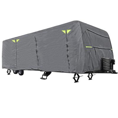 China RV Caravan Cover Breathable Waterproof Sun Protection RV Nonwoven Car Cover Customized Nonwoven Cover for sale