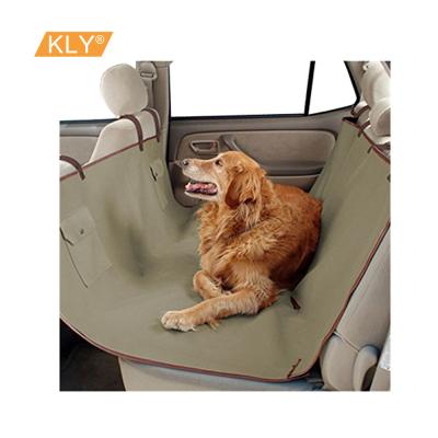 China Durable Waterproof 350gsm 600D PVC Coated Polyester Car Seat Cover For Pets for sale