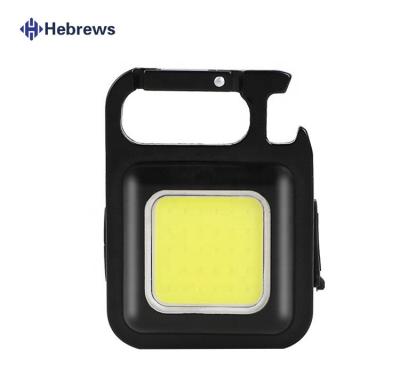 China Camping Usb Mini Cob Flashlight Portable Led Rechargeable Work Light Small Pocket Magnetic Flashlights High Lumens Bright Keychain Light for sale