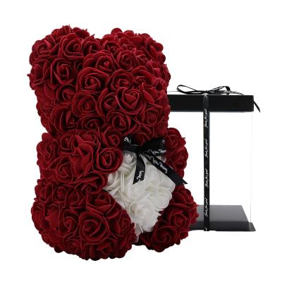 China Wholesale Popular And Premium Foam/PE Rose Bear Indoor Outdoor Decoration Gifts For Valentines Day for sale