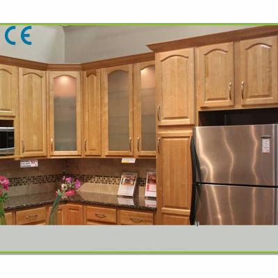 China Modern China Made Modern Solid Wood Sideboard Design Kitchen Furniture Set for sale