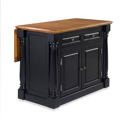 China Solid Wood Kitchen Island Table Kitchen Furniture With Kitchen Island Cart for sale