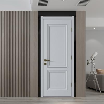 China Bedroom Eco-friendly Sliding Wood Cabinet Door Designs Solid Wood China Style New Inside Simple White Interior Solid Wood Door for sale