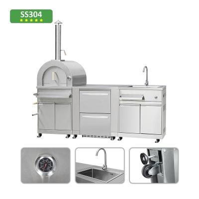 China Modern outdoor kitchen Best seller kitchen scissors outdoor set cabinet bbq portable Kitchen cabinet for sale