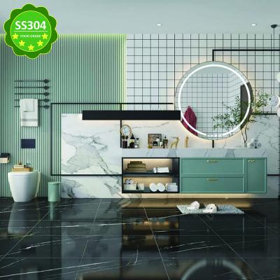 China Durable Stainless steel Best seller luxtry standing modern units bathroom vanities for sale