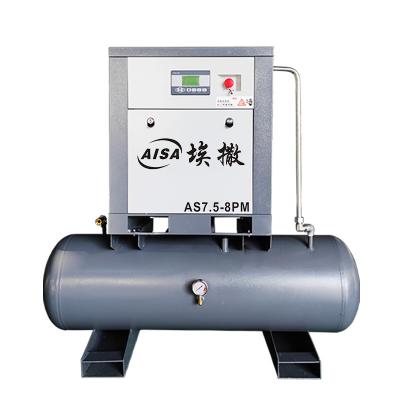 China Original China Wholesale Price 7.5Kw Permanent Magnet Electric Screw Air Compressors Oil Free / Low Noise Large Stationary Industry for sale