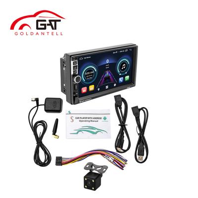 China Universal HD Video Goldantell 7 Inch 2din Car Radio With Reverse Camera Radio TF Card USB And PGS System BT Wifi FM for sale