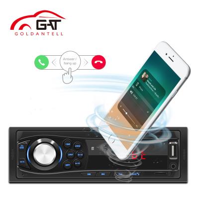 China Car mp3 player with radio Goldantell BT 12V In-dash 1 Din FM aux. In Receiver SD USB Car MP3 WMA WAV FLAC Car Stereo MP3 Autoradio Radio Player for sale