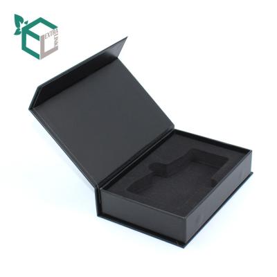 China Handmade Luxury Custom Cardboard Paper Black Shaped Book Wallet Gift Box for sale