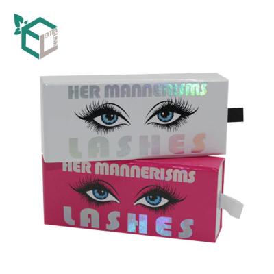 China New Products Handmade Cosmetic White Drawer Single Eyeshadow Paper Box for sale