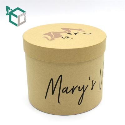 China Handmade Luxury Gift Tube Wig Box Virgin Human Hair Bundles Packaging Cylinder Round Hair Extension Boxes for sale