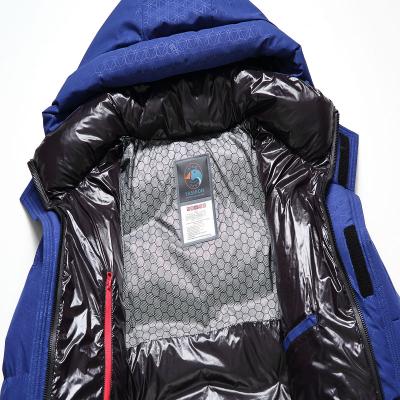 China QUICK DRY casual plus size jacket blue hooded custom printed down jacket winter men's down jacket for sale